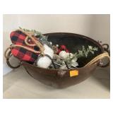 Christmas Decor Items, Hanging Basket