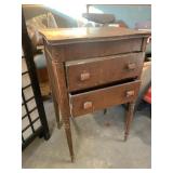 Sewing Storage Table, approx 17in x 13in x H 26in