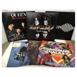 6 LP Albums Records, Queen, Kiss, Sinatra, Marley