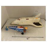 Fisher Price Plastic Space Ship and Metal