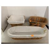 3cnt Longaberger Baskets