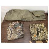 Camo Pants Size M and Army Bag