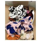 Box of Baby Clothes & Accessories, Top & Slippers