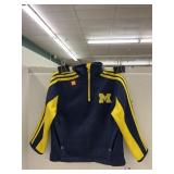 Michigan sz. S Neck Zip Sweater