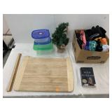 Containers, Tree, Book, Clothes, Cutting Board is