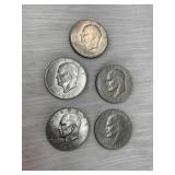 5cnt Eisenhower One-Dollar Coins