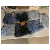 6cnt Jeans and 1cnt Shorts, Sizes 40x30, 40x32,