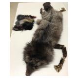 Fox Fur Skin Wrap & Patch Piece