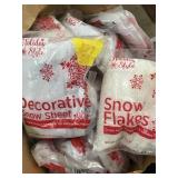 Bag Full of Decorative Snow Sheets & Flakes