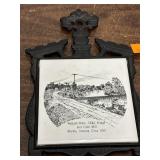 Vintage Trivet - WABASh River - Markle, Indiana