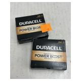 2 Ct Power Boost Duracell AA 4 Batteries