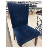 Blue Cushioned Chair - Legs  Need Tightend