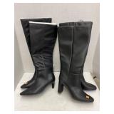 2 Ct Vrty. Sz. Black Boots w/heels