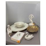 Group of Lenox Glassware & Statues