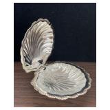 Vntg Oyster Shaped Mini Serving Plate