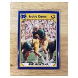 Joe Montana Notre Dame Card