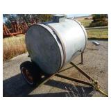 Galvanized tank, 15" tires, 250? Gallons