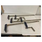 3 mastercraft Bar clamps. 4ï¿½ x 24ï¿½