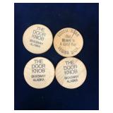 4 wooden Nickels