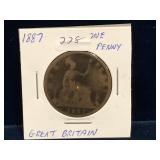 1877 Great Britain Penny