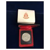 1978 Edmonton Games Silver Dollar Coin