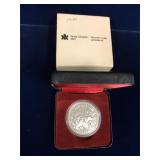 1980 Canadian Silver Dollar Coin