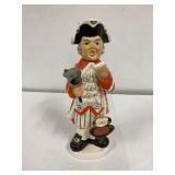 Ceramic decanter figurine. 12" tall