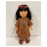 Native dressed doll. 16" tall