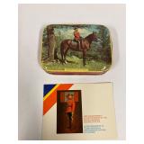 RCMP tin and 100th anniversary card