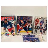 Gretzky note books. Folders. Pencil case. Unused