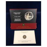 2005 AB Centennial Proof .9999 Silver $5 Coin