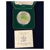 2002 Maple Leaf 1 oz .9999 Proof Silver Dollar