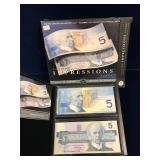 1986/2002 $5 Bank Notes Matching Serial Number Set