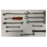 11 MAC Assortment Wrenches,3/8"-1"