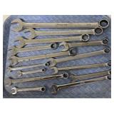 14 Snap-on Combination Wrenches,9/32-7/8