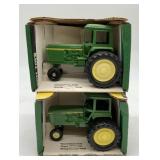 lot of 2 Ertl John Deere Sound-Idea Tractors