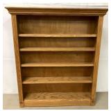 small wood shelving unit