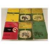 6 John Deere Operator Manuals 1010, 820, others