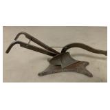 Metal Walking Plow on Stand