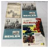 4 Brochures- IH & Behlen