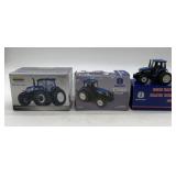 3 Ertl New Holland T7040, T7070, 8870 Tractors