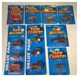 8 Ertl Farm Country & Farm Machines Toys