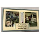 JOHN KENNEDY TWO UNCOMMON & UNUSUAL MEMORIAL FRAME