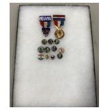 PRESIDENTIAL HOPEFUL COLL. OF 13 BUTONS & BADGES 1