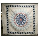 Contemporary Amish Made Star Pattern Quilt