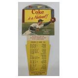 1952 Coca-Cola Baseball tips Carl Furillo card