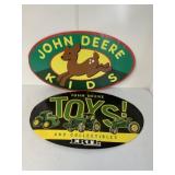 John Deere Toys and Kids display signs