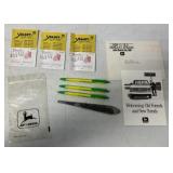 John Deere adv. Items; pens, calendars, etc.