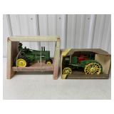 2 Ertl John Deere Model R & Model A Tractors