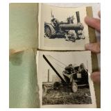 2 Albums B&W Farm Equip, Steam Engines Photos